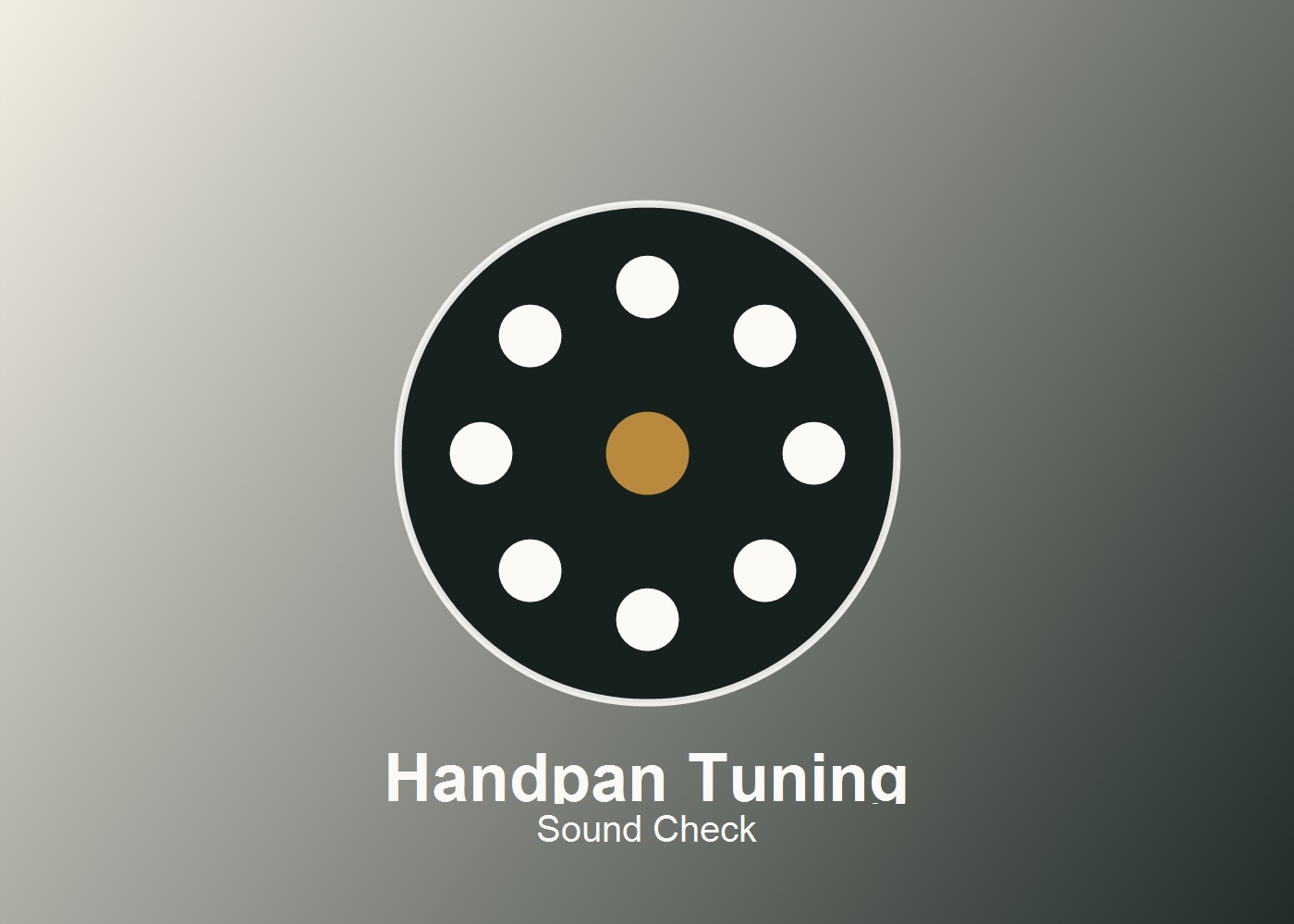 Handpan tuning process